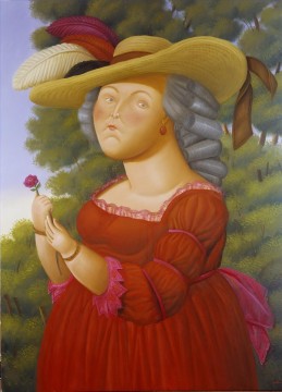 Fernando Botero Painting - María Fernando Botero.